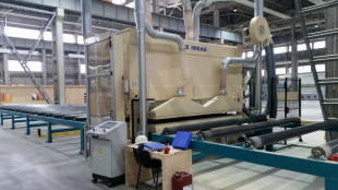 Wide surface sanding machine