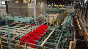 5. KONTIZINK L-S120 finger jointing line with capacity up to 80 pcs/min; 120 m/min