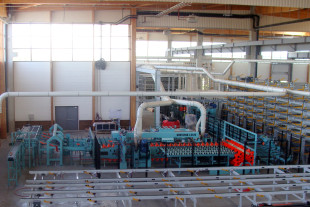 6. KONTIZINK L-S120 finger jointing line with capacity up to 80 pcs/min; 120 m/min