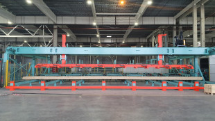 1. Infeed of finger jointed laminations; Quality 1