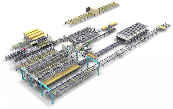 CLT production line Latvia